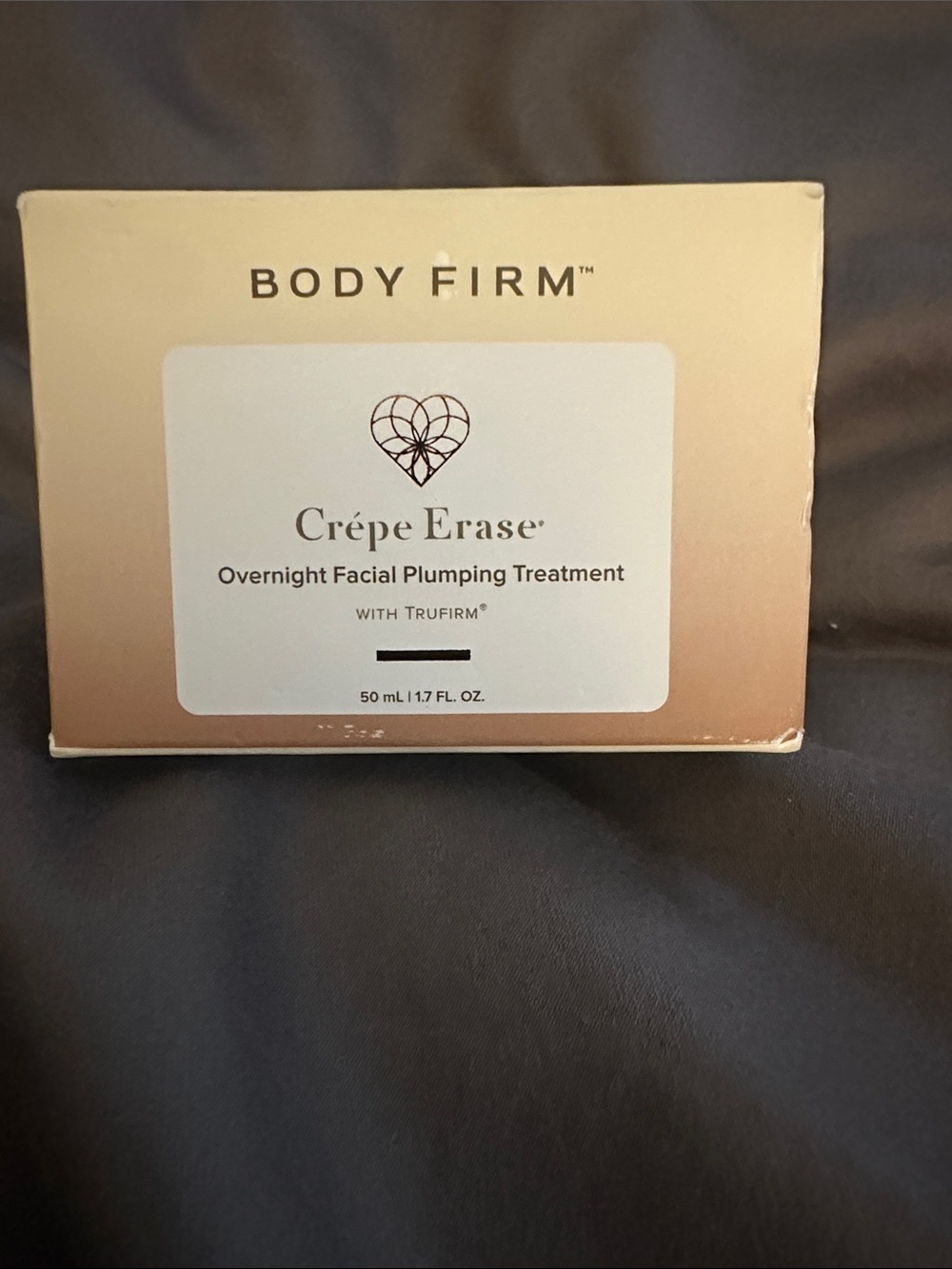 Body Firm Crêpe Erase Overnight Facial Plumping Treatment - Rose Gold & White